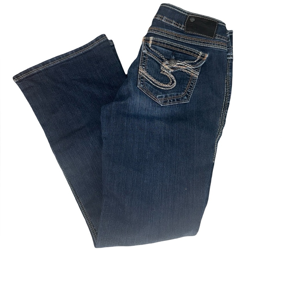 Silver‎ Jeans Suki Surplus Size W28 / L30Bootcut Thick Stitching